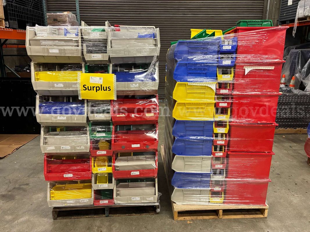 Lot of 2 Pallets of Akro Bins (430-51)