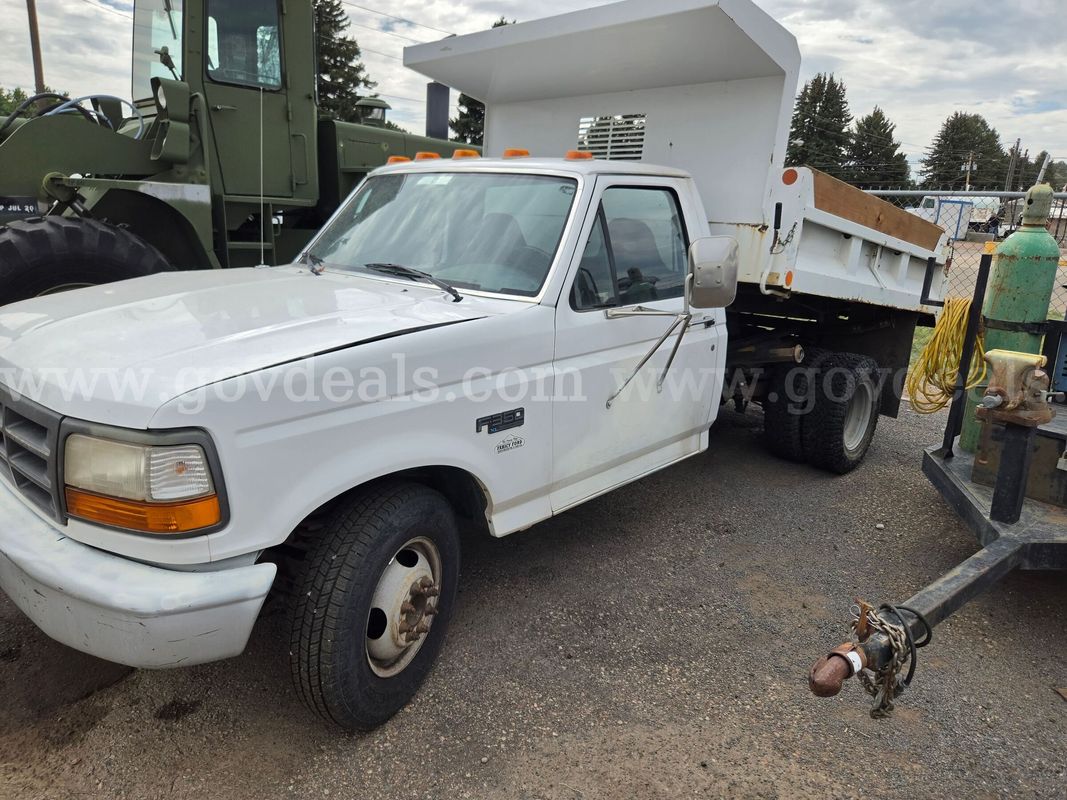 1997 Ford F-350 XL Dump Truck – 7.5L V8 – 85,281 Miles – Starts, XL Reg. Cab DRW 2WD