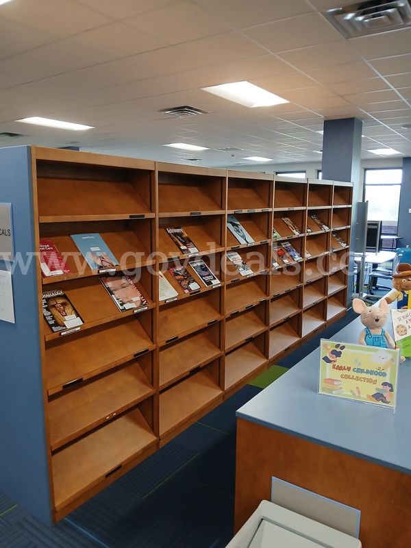 Library Shelving Units (3 total units)