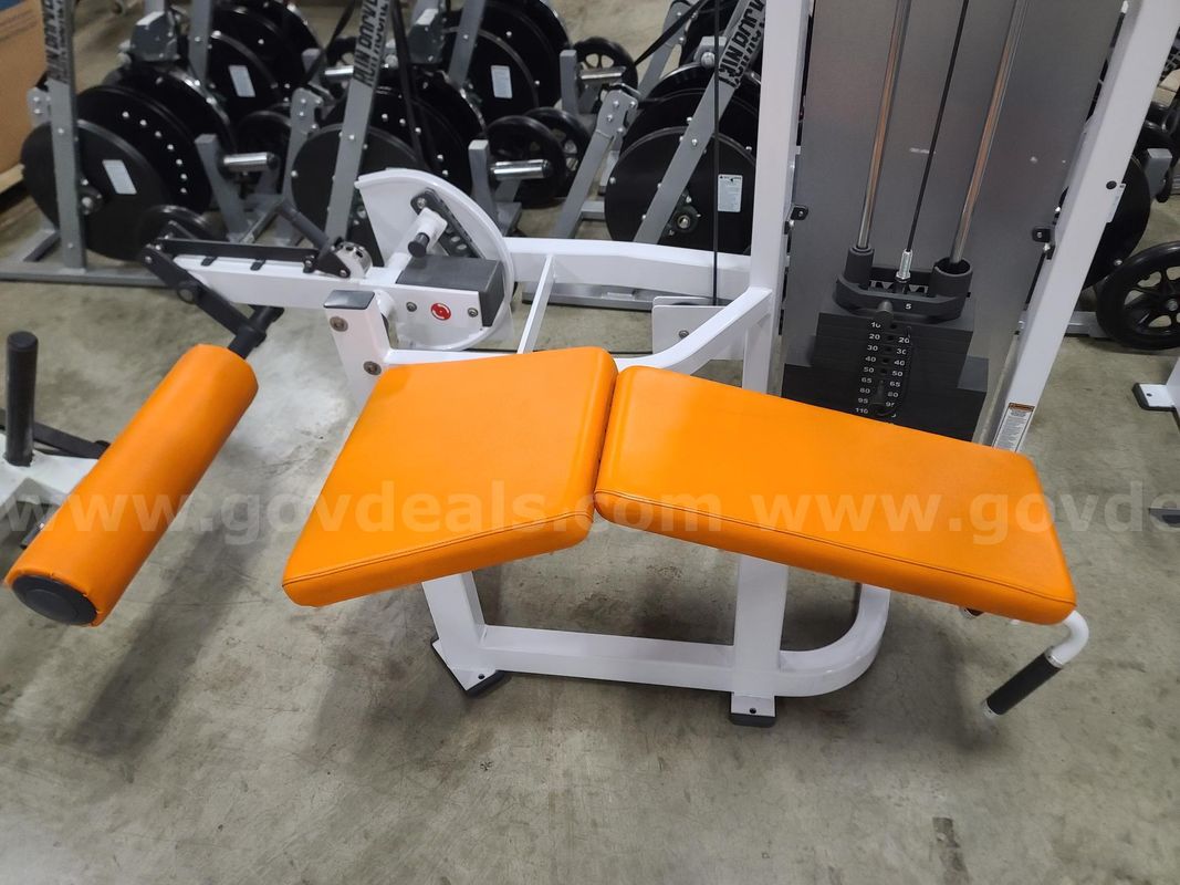 Hammer Strength Leg Curl Machine