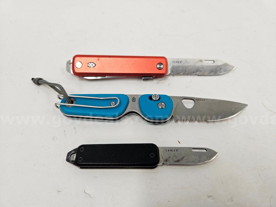 Lot of James Brand Knives (Approx 3)