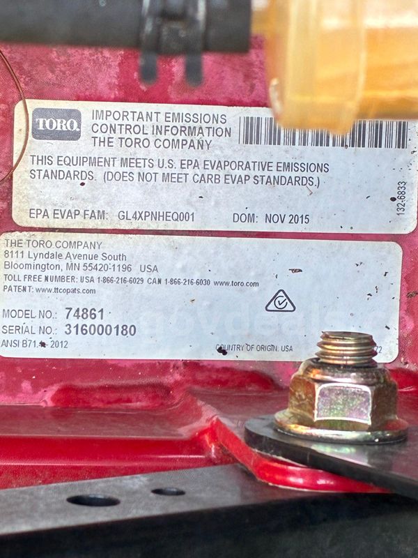 Toro Zero Turn Mower