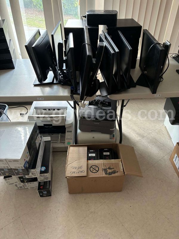 Lot of Desktops, printer, misc 5