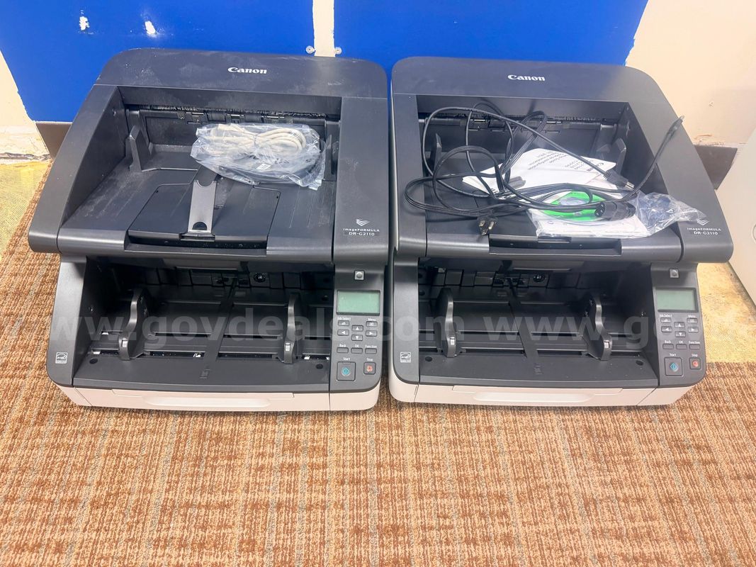 Two Canon image formula scanners