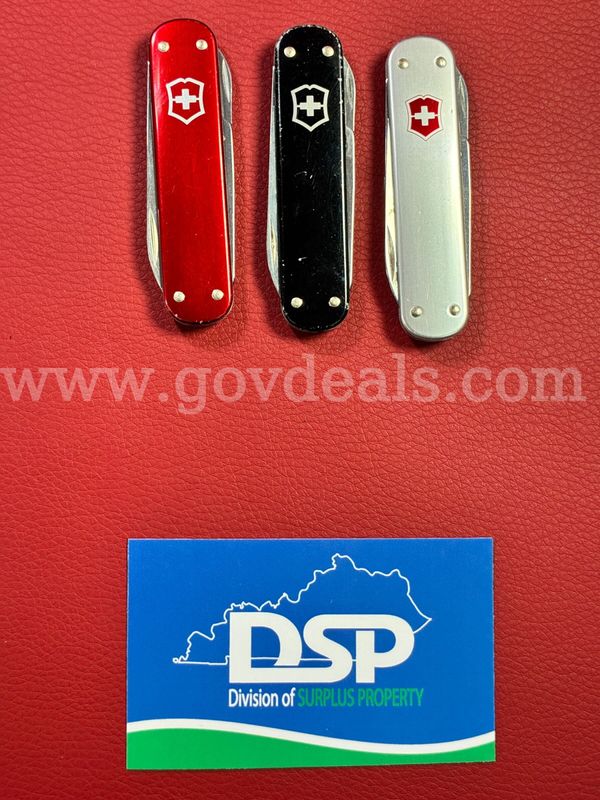 3 Victorinox Alox Money Clip Swiss Army Knives/PRE-OWNED/DS18580/99074/TSA