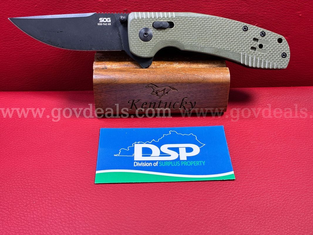 SOG TAC XR Cryo D2 Knife/PRE-OWNED/DS18671/99450/TSA