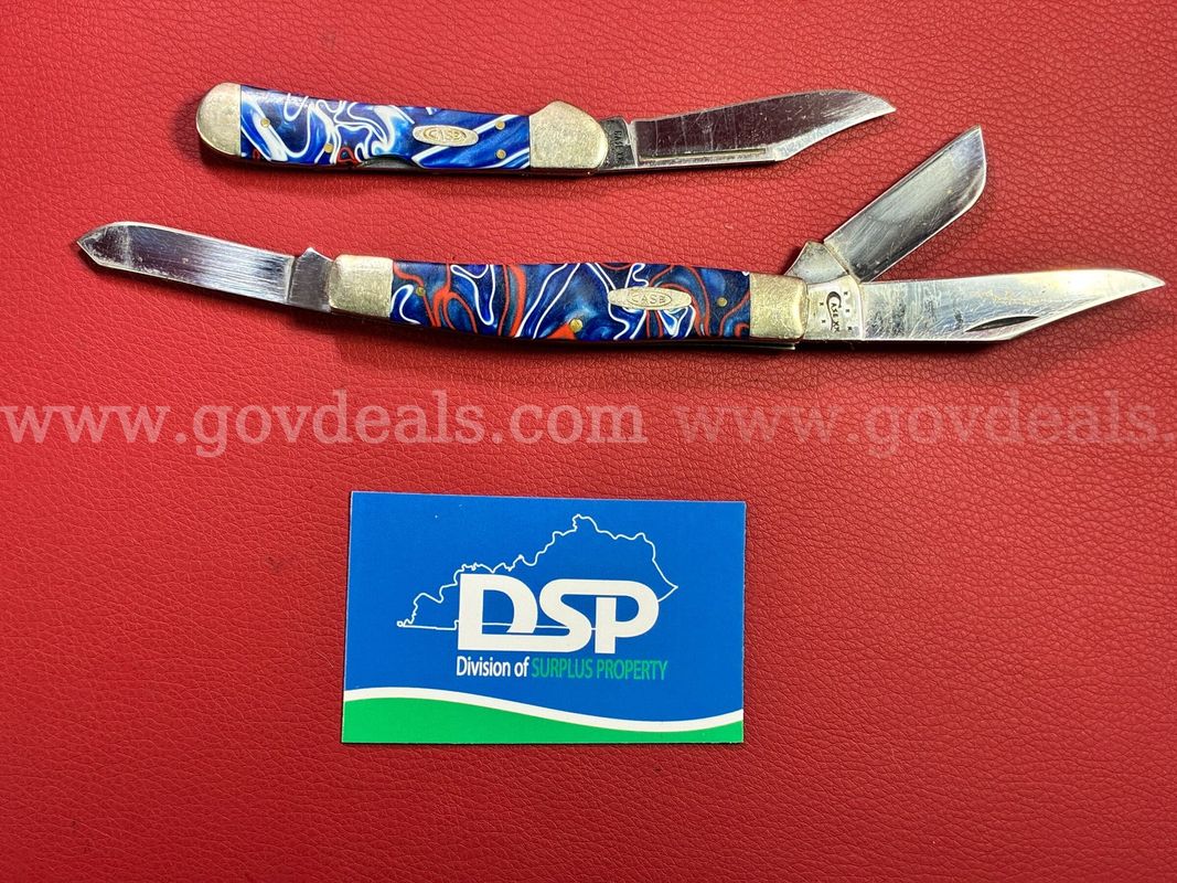 2 Case Patriotic Kirinite Folding Knives/PRE-OWNED/DS18673/99460/TSA