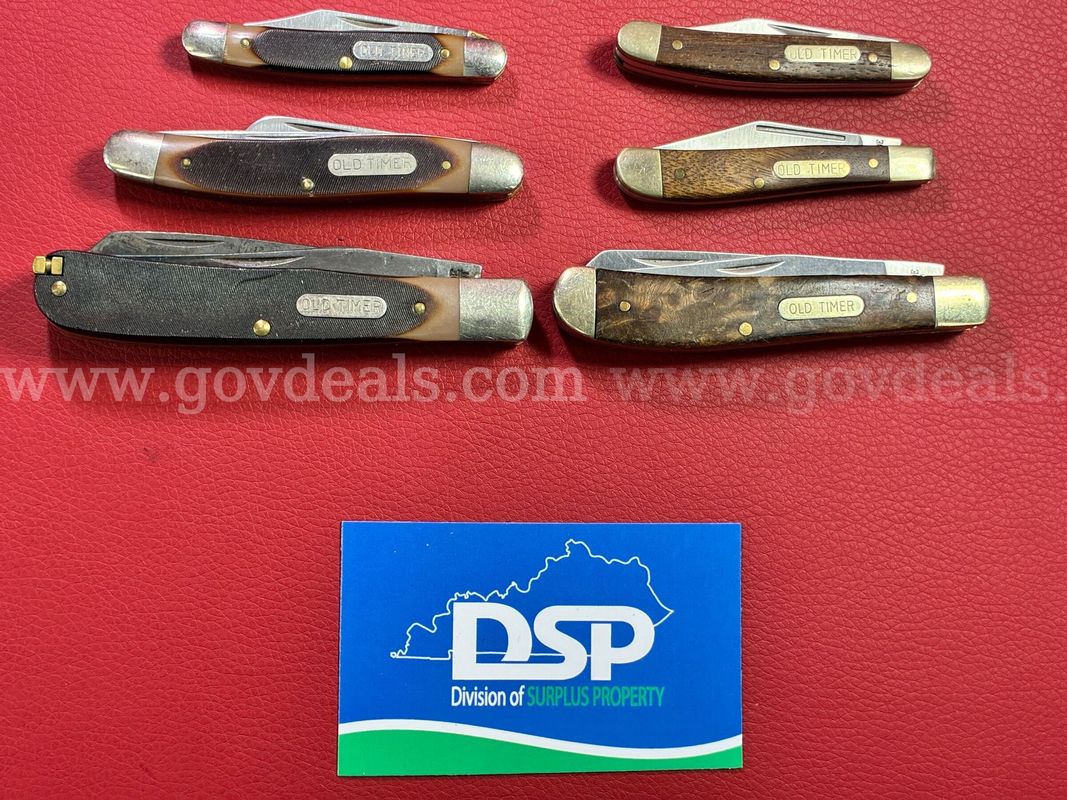 6 Schrade Old Timer Knives/PRE-OWNED/DS18679/99504/TSA