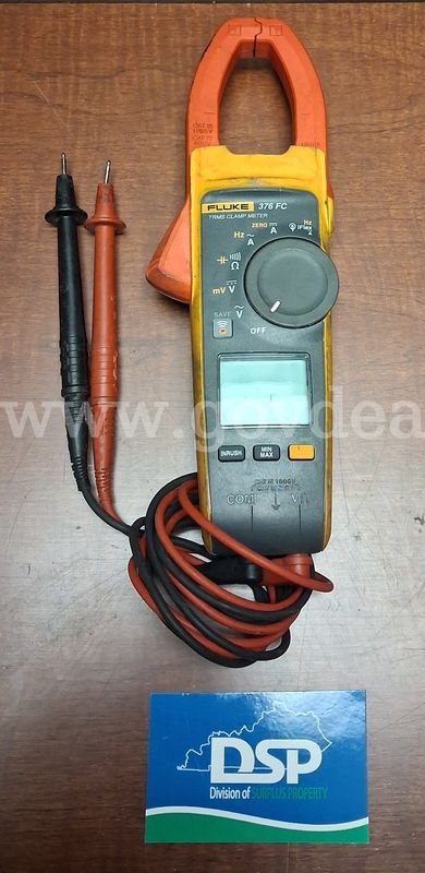 Fluke 376 FC True RMS AC/DC Clamp Meter/PRE-OWNED/DS18681/99506/DSP