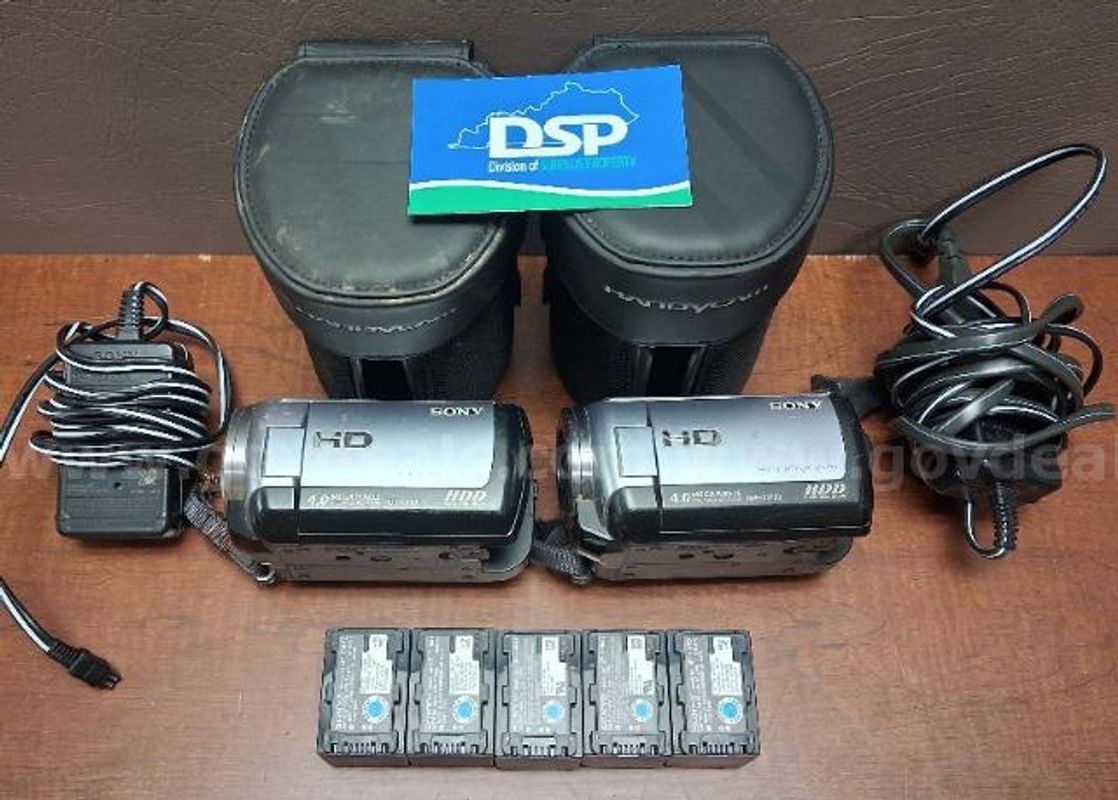 2 Sony HandyCams with Cases and 1 Complete Charger/PRE-OWNED/DS18689/99543/DSP