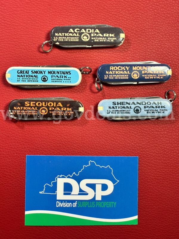 5 Victorinox National Park Mini Swiss Army Knives/PRE-OWNED/DS18698/99591/TSA