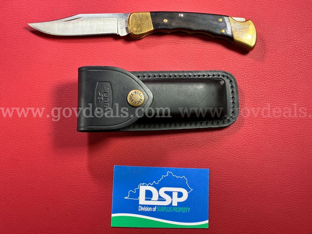 Buck 110 Knife with Sheath/PRE-OWNED/DS18712/99624/TSA