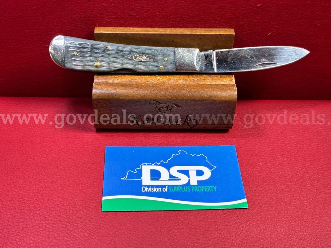 Case XX TB612010L Bone Tribal Lock Knife/PRE-OWNED/DS18712/99622/TSA