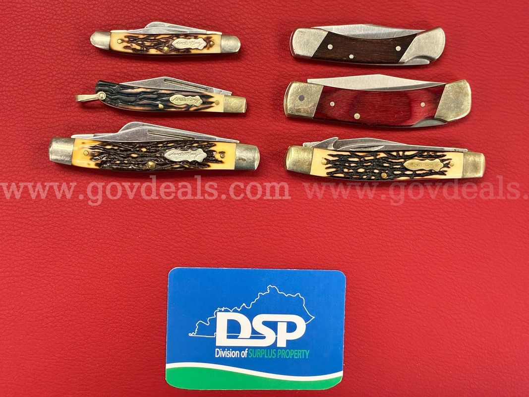 6 Schrade Uncle Henry Knives/PRE-OWNED/DS18717/99634/TSA