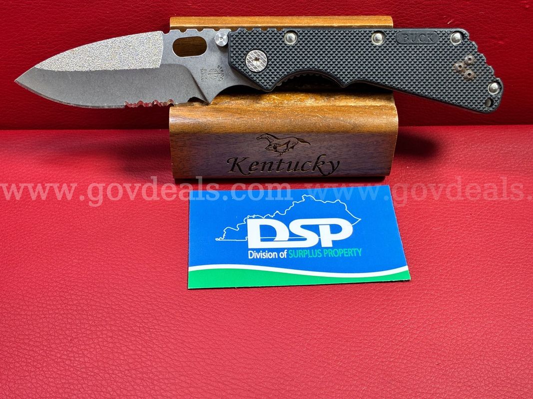 *Discontinued Buck Strider Tarani BOS ATS34 Knife/PRE-OWNED/DS18718/99641/TSA