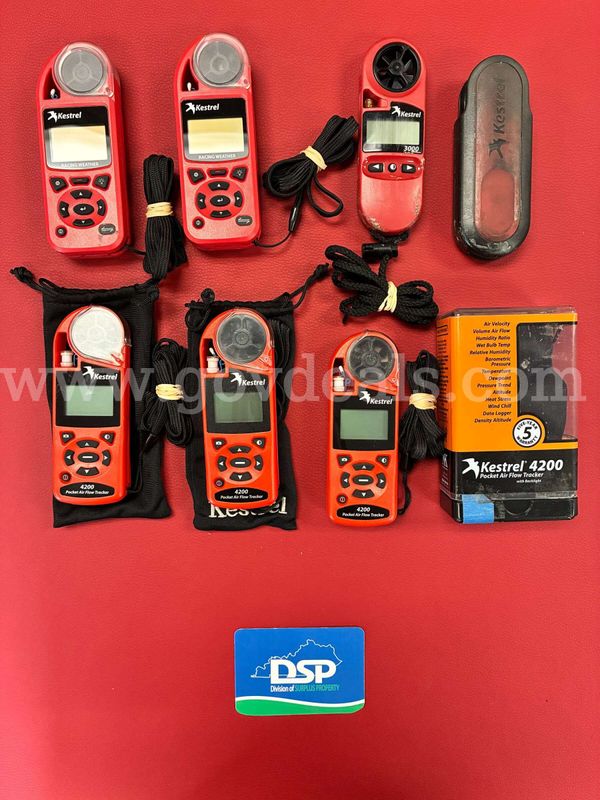 6 Kestrel AirFlow Trackers/PRE-OWNED/DS18356/98171/DSP