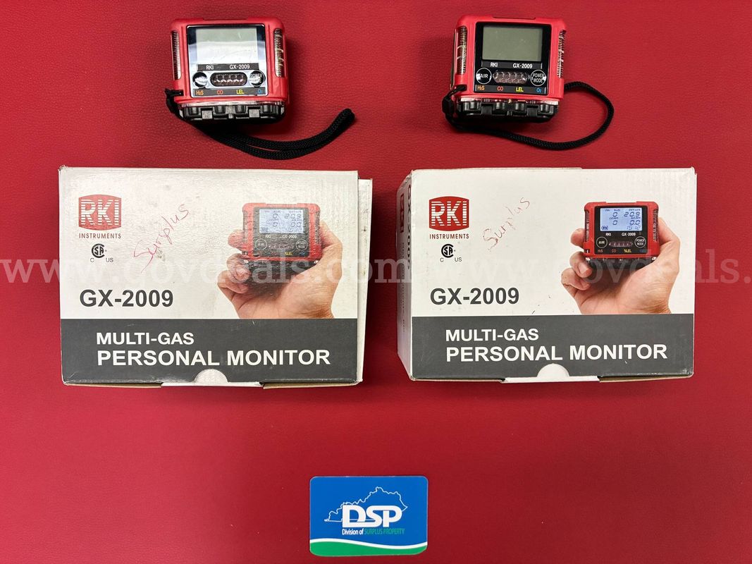 2 RKI Instruments GX-2009 Multi-Gas Monitors/Pre-Owned//DS18356/98172/DSP