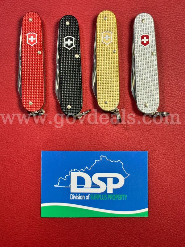 4 Victorinox Alox Swiss Army Knives/PRE-OWNED/DS18732/99706/TSA