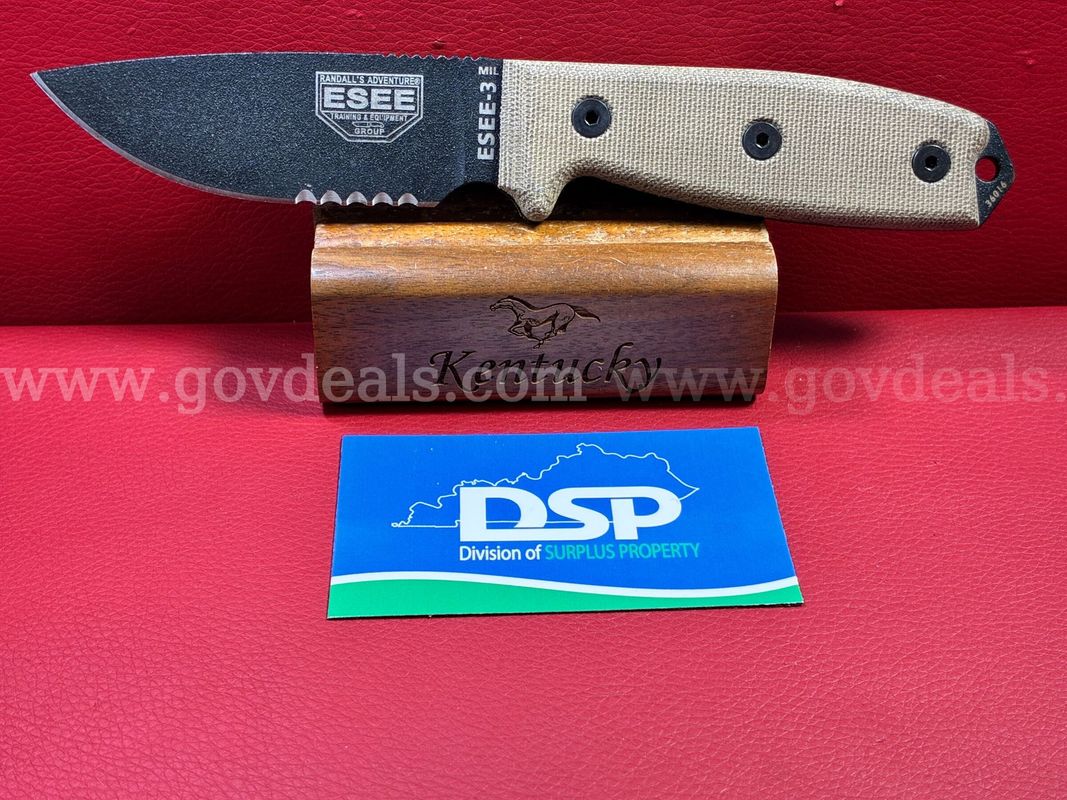 ESEE-3 Fixed Blade Knife/PRE-OWNED/DS18736/99717/TSA