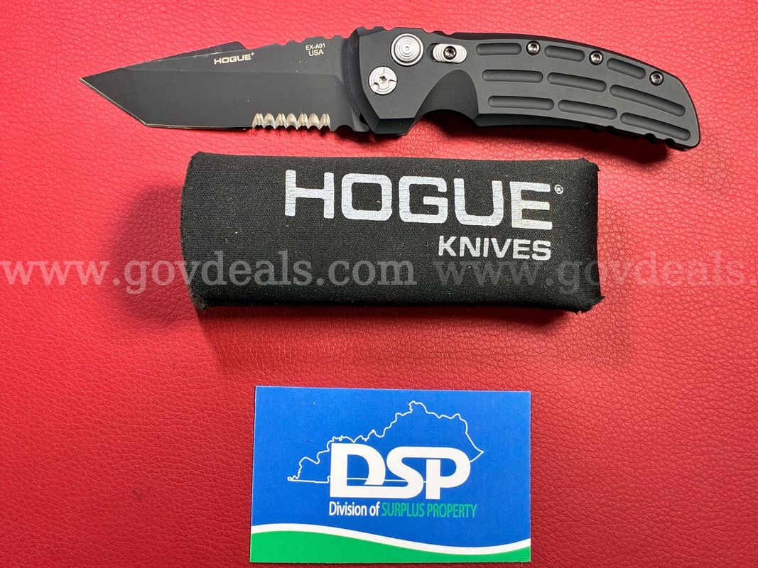 Hogue EX-A01 Auto 154CM Knife with Sheath/PRE-OWNED/DS18750/99819/TSA