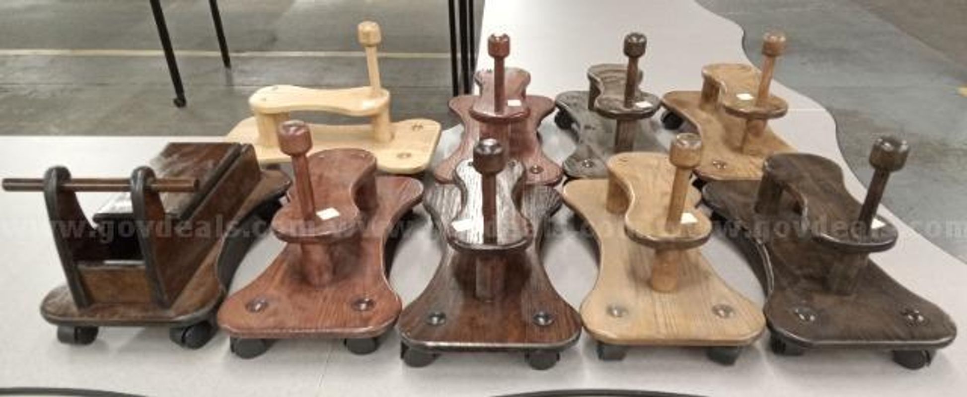 9 Wooden Handmade Toy Scooters/DS18753/99856/DSP