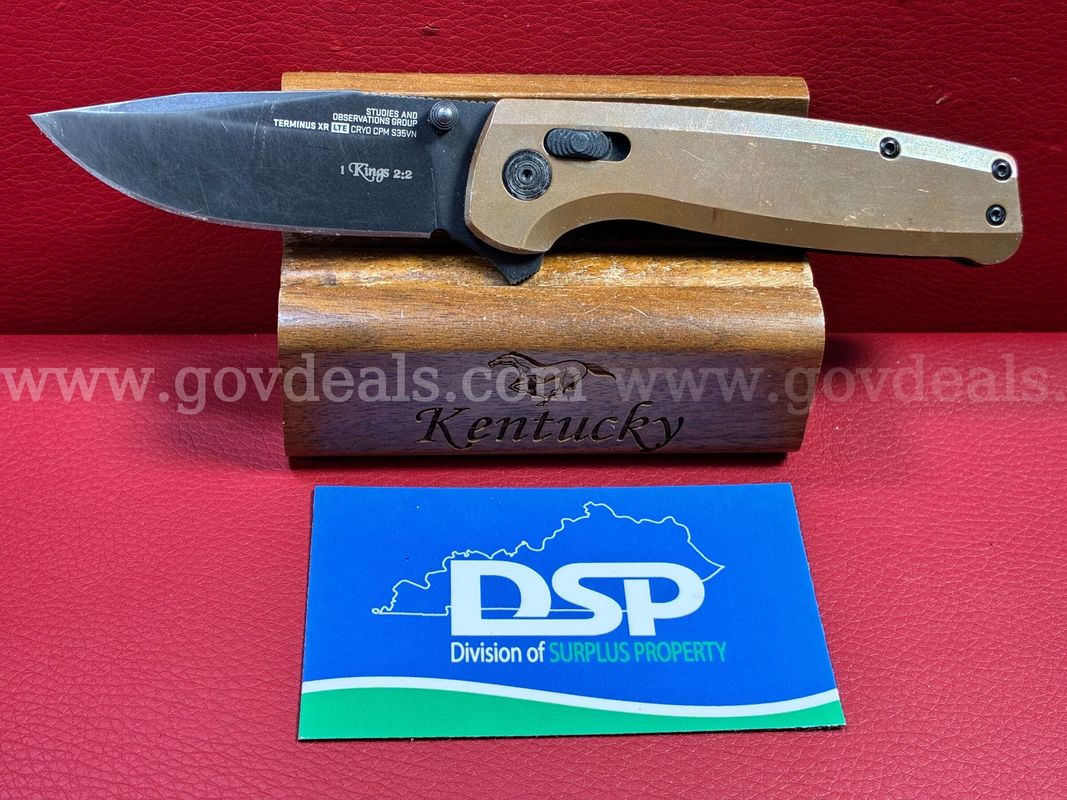 SOG Terminus XR CRYO CPM S35VN Knife/PRE-OWNED/DS18754/99865/TSA