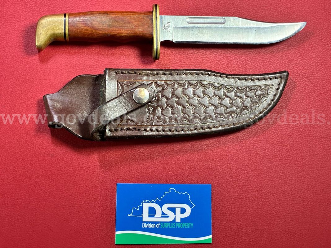 Buck 119 Knife with Sheath/PRE-OWNED/DS18754/99861/TSA