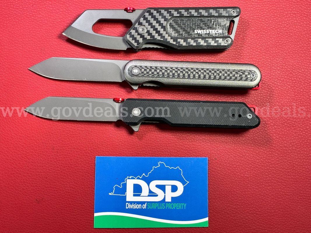 3 Swisstech AUS8 Knives/PRE-OWNED/DS18757/99875/TSA