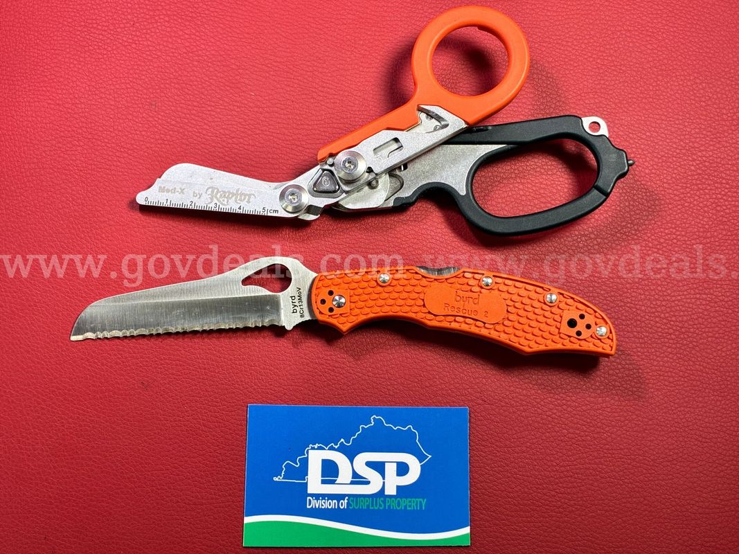 Spyderco Byrd Rescue 2 8Cr13MoV Knife-Rescue Scissors/PRE-OWNED/DS18757/99872/TSA