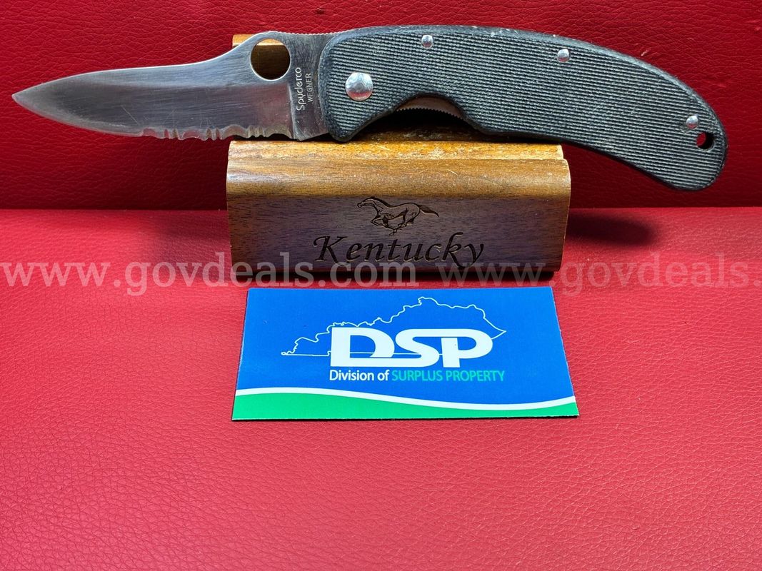 *Discontinued Spyderco C48GPS Tim Wegner Design ATS-34 Knife/PRE-OWNED/DS18758/99884/TSA