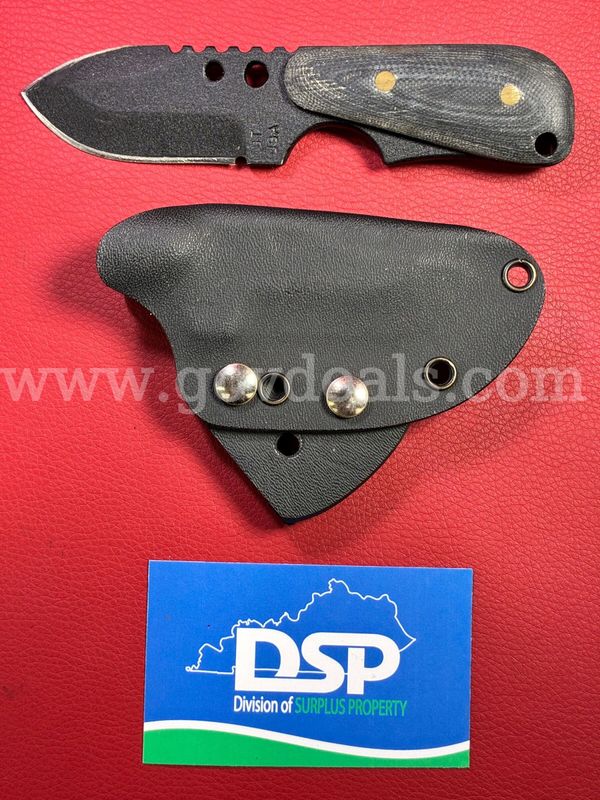USA Fixed Blade Knife with Sheath/PRE-OWNED/DS18764/99919/TSA
