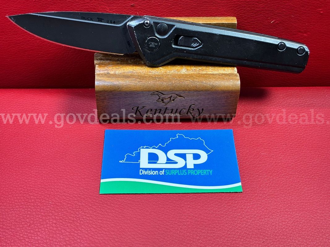 Buck 838 Deploy Blackout Auto BOS S35VN Knife/PRE-OWNED/DS18766/99931/TSA (1 of 12)