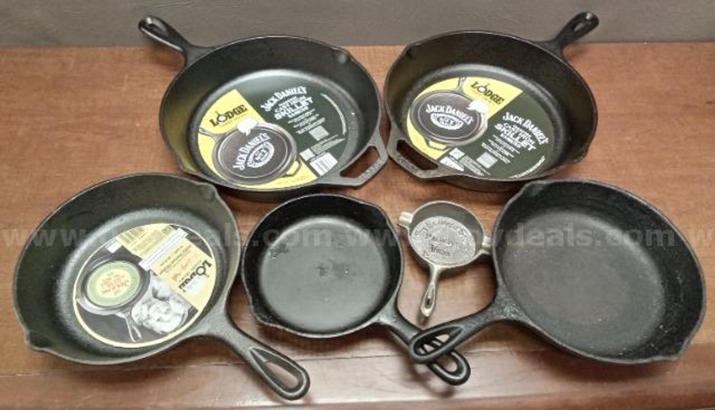 6 Various Cast Iron Pans/PRE-OWNED/DS18770/99955/TSA (1 of 8)