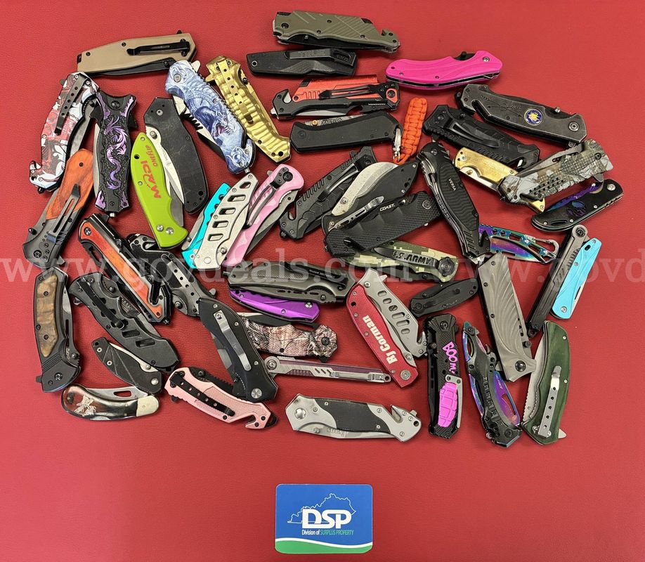 13.6 Pound Lot of Tac Force-Mtech-Various Brand Knives/PRE-OWNED/DS18769/99953/TSA