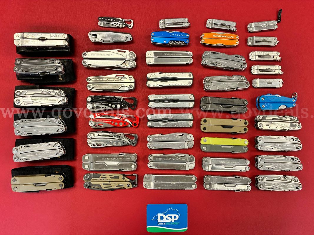 15.4 Pound Lot of Leatherman Multi-Tools/PRE-OWNED/DS18769/99948/TSA