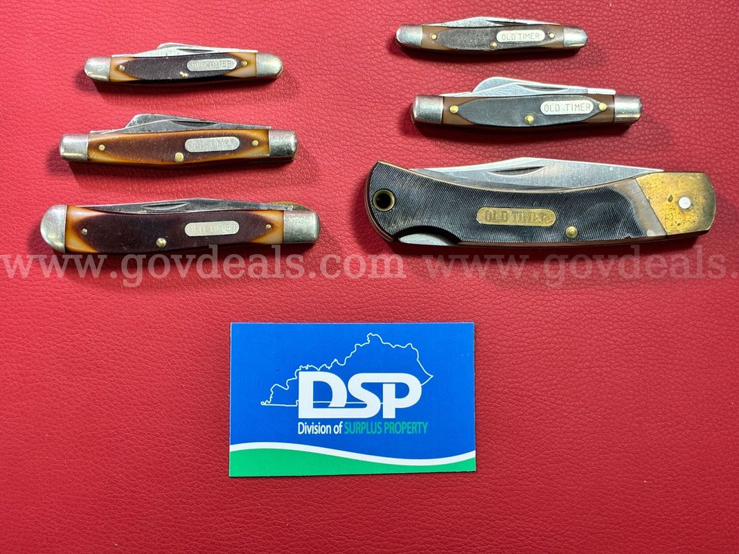 6 Schrade Old Timer Knives/PRE-OWNED/DS18784/99980/TSA