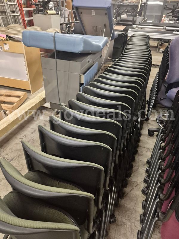Used Rolling Student Desk Chairs