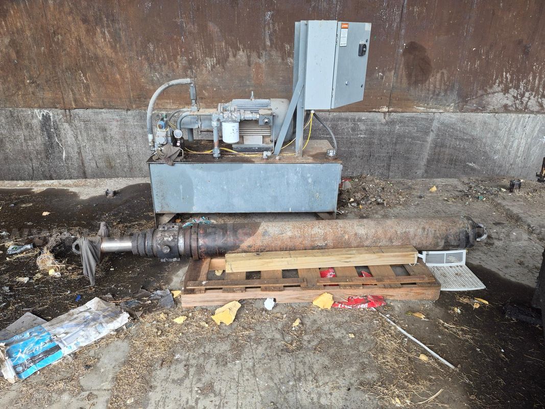 Three Stage Hydraulic Push Cylinder, Tank and Power Unit