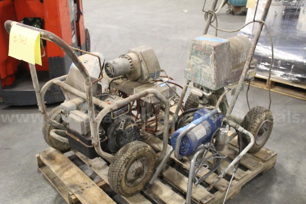 Airless pump sprayers