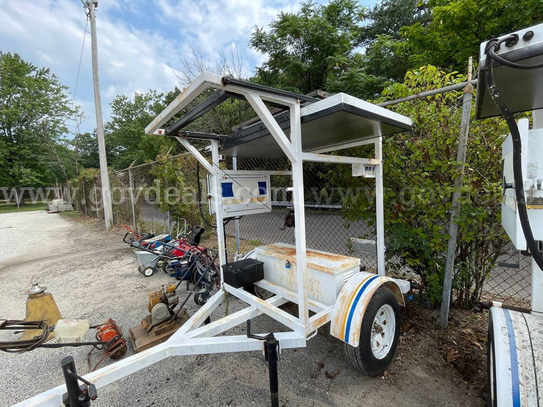 Ver-Mac PCMS 548 Portable Changeable Message Sign (PCMS) Trailer