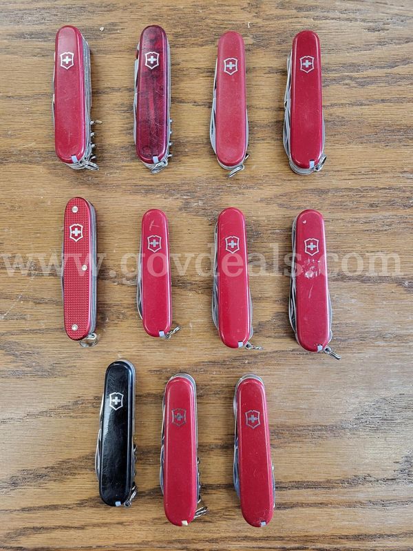 Assortment of Swiss Army Knives