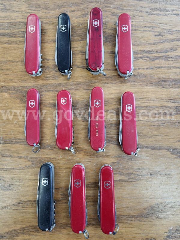 Assortment of Swiss Army Knives