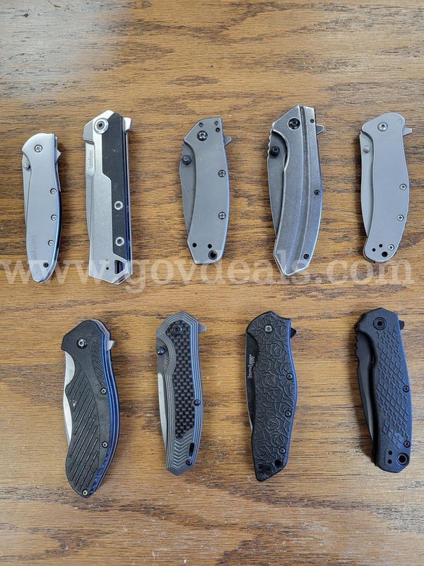 Assortment of Kershaw knives