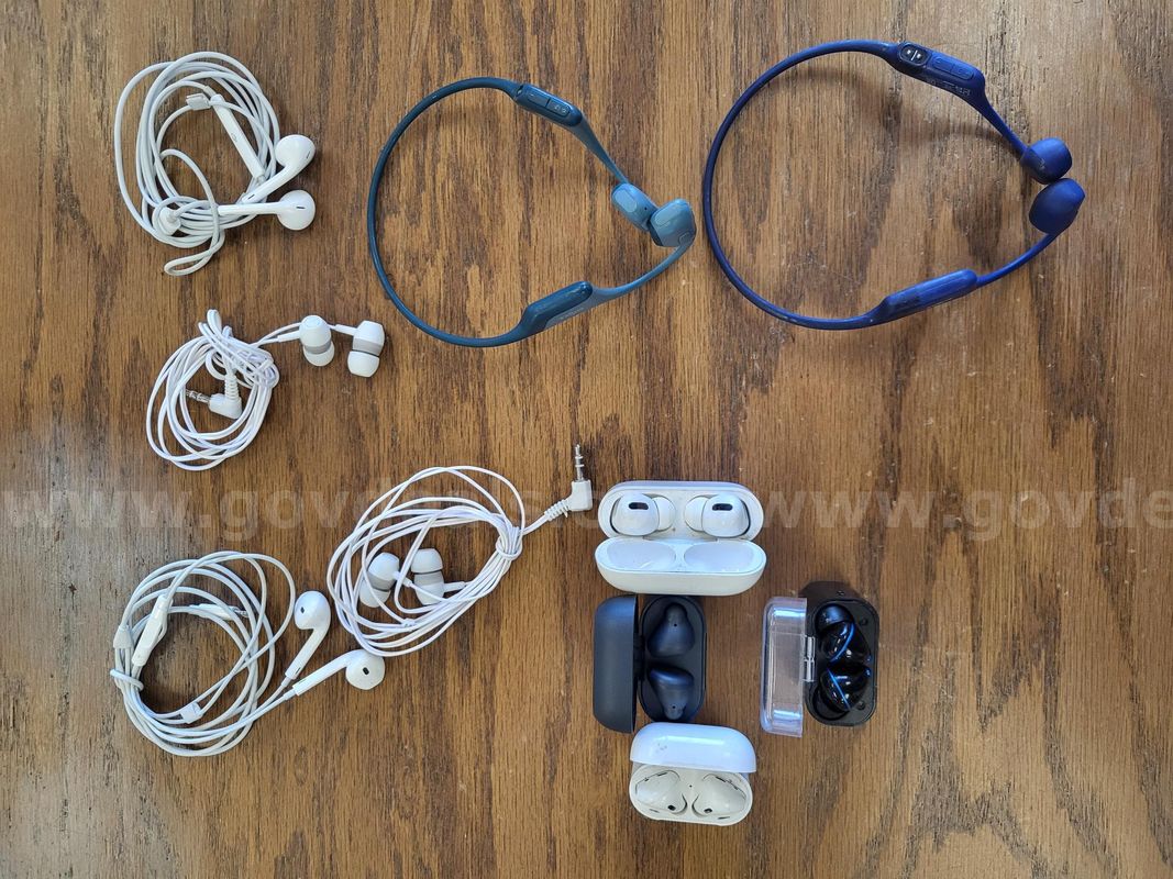 Assortment of Head phones and ear buds