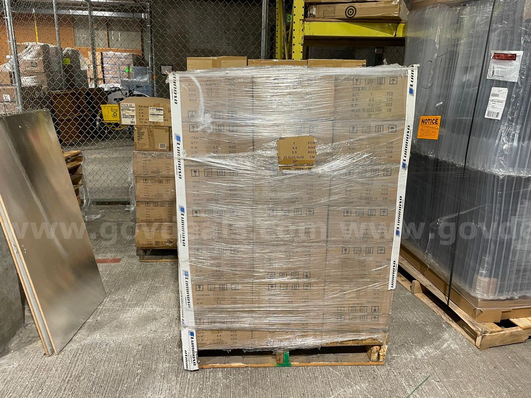 (2) Pallets of New/Unused Automatic Hand Sanitizer Dispensers (90 pc)