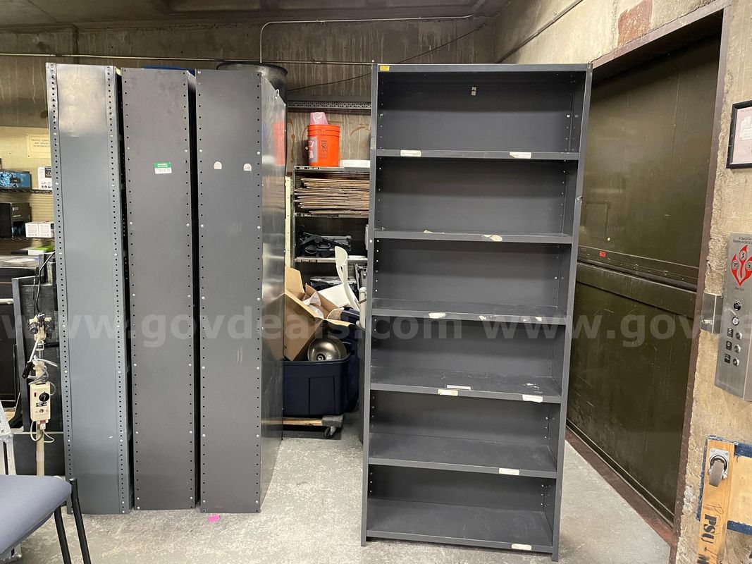 Lot of (12) Bolted Shelving Units, 87" x 36" x 12"