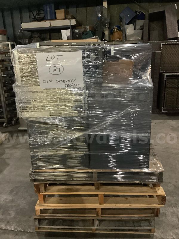 Lot of 24 used Cisco Catalysts