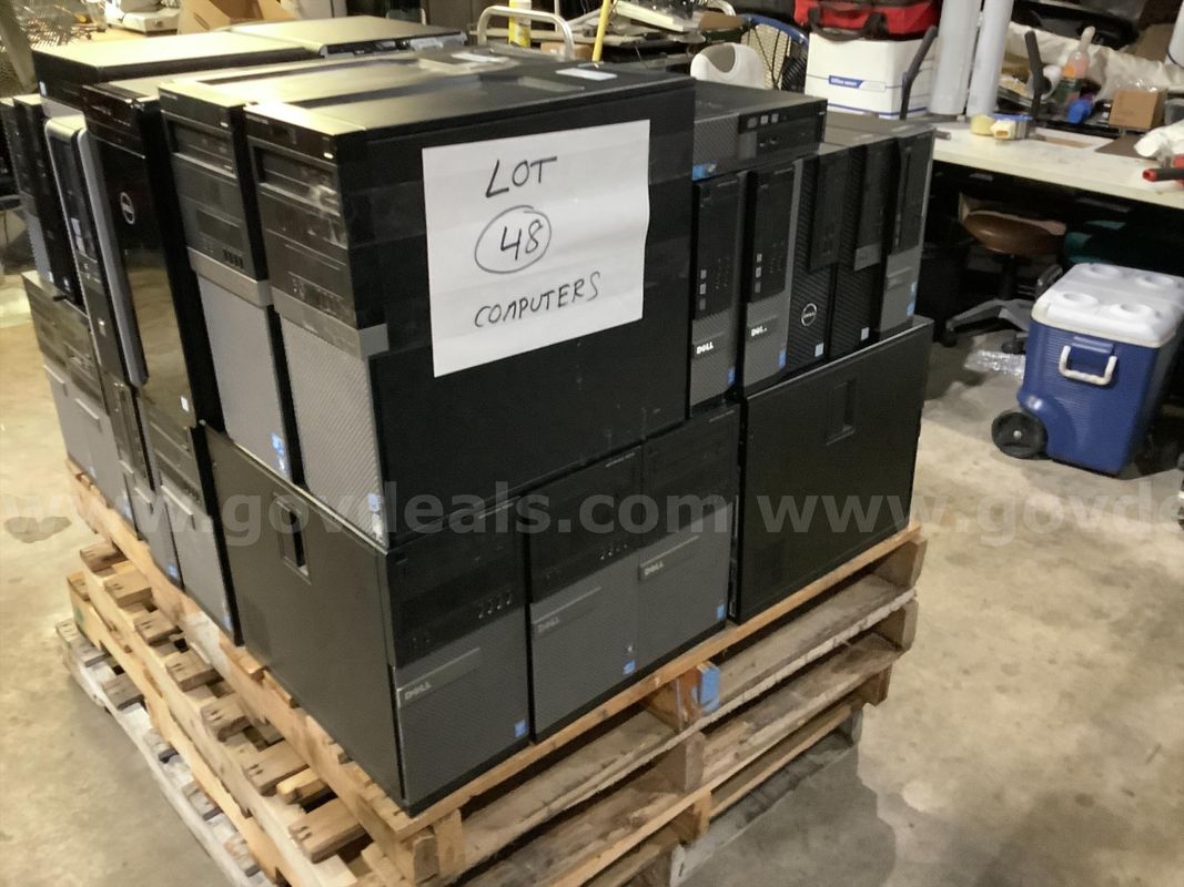 Lot of 48 Used Dell Computer Towers