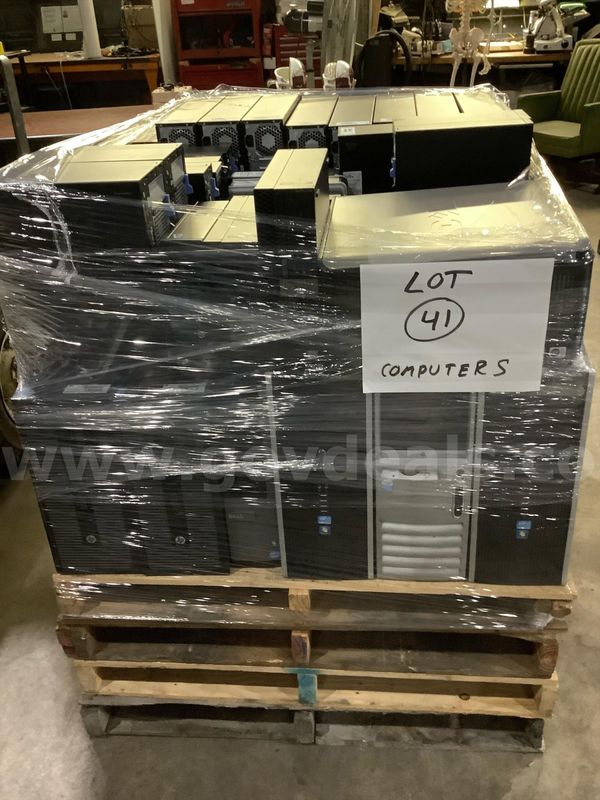 Lot of 41 Used computer towers