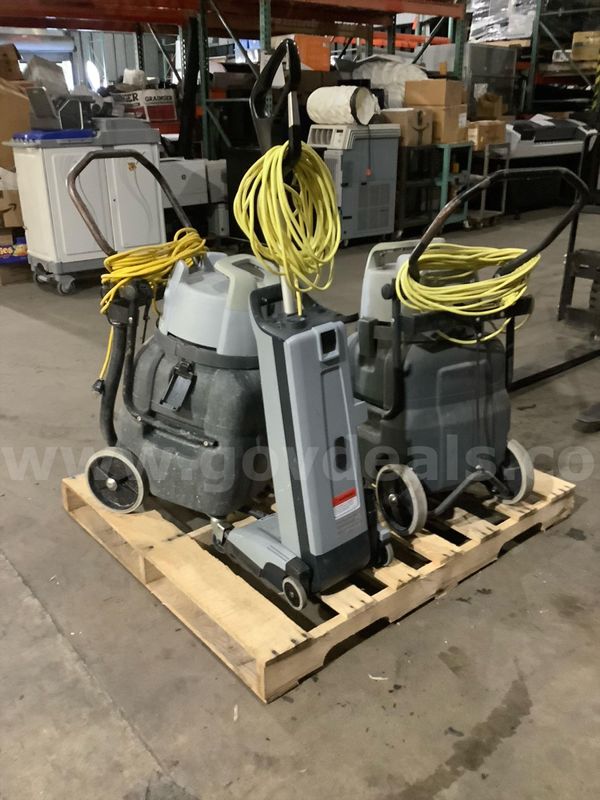 (3) Used Vacuums for parts and service